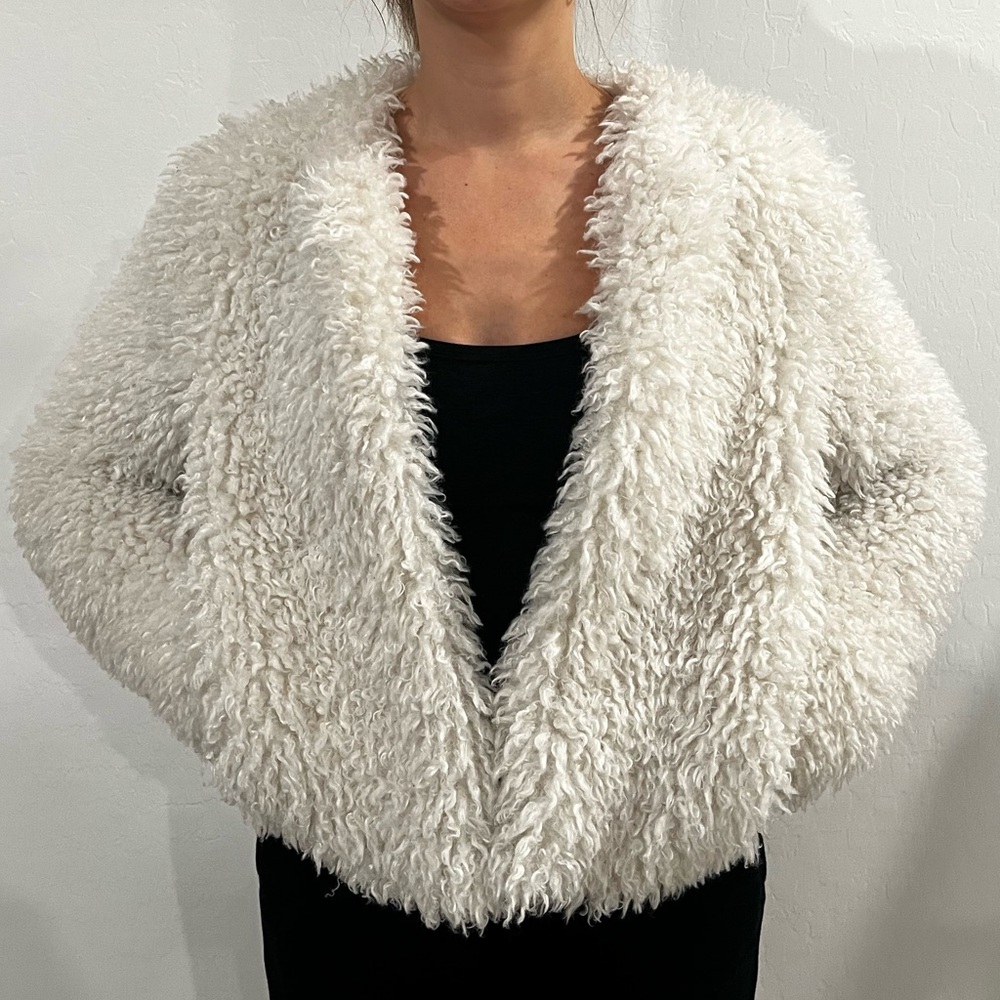 White Fuzzy Jacket